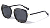 Polarized Premium Quality Black Acetate Frame Nickel Wire Butterfly Wholesale Sunglasses (sold by 1/2 dozen per order)
