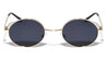 Black Lens Retro Rounded Oval Wholesale Sunglasses