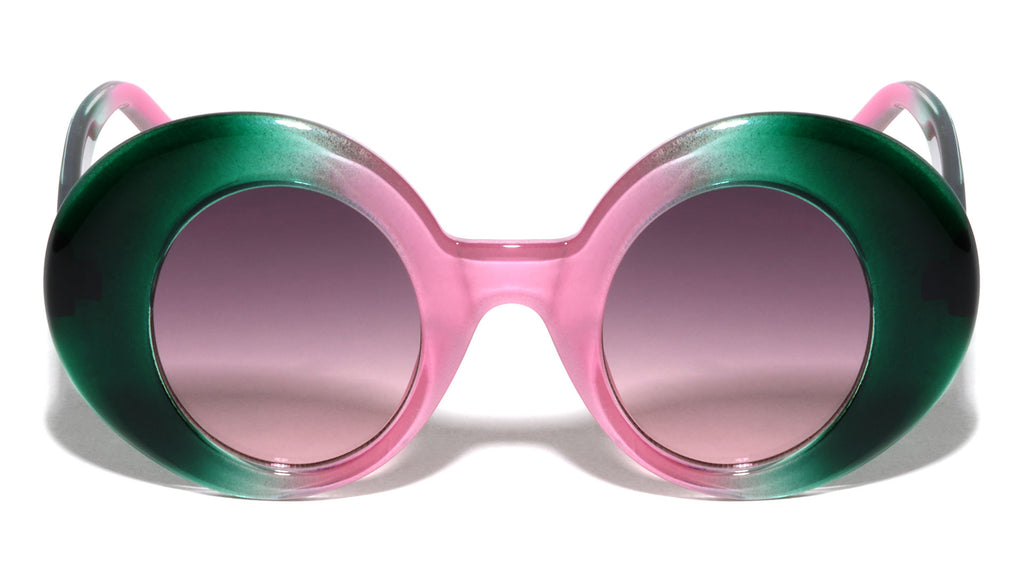 P1039 Fashion Vertical Oval Wholesale Sunglasses Frontier