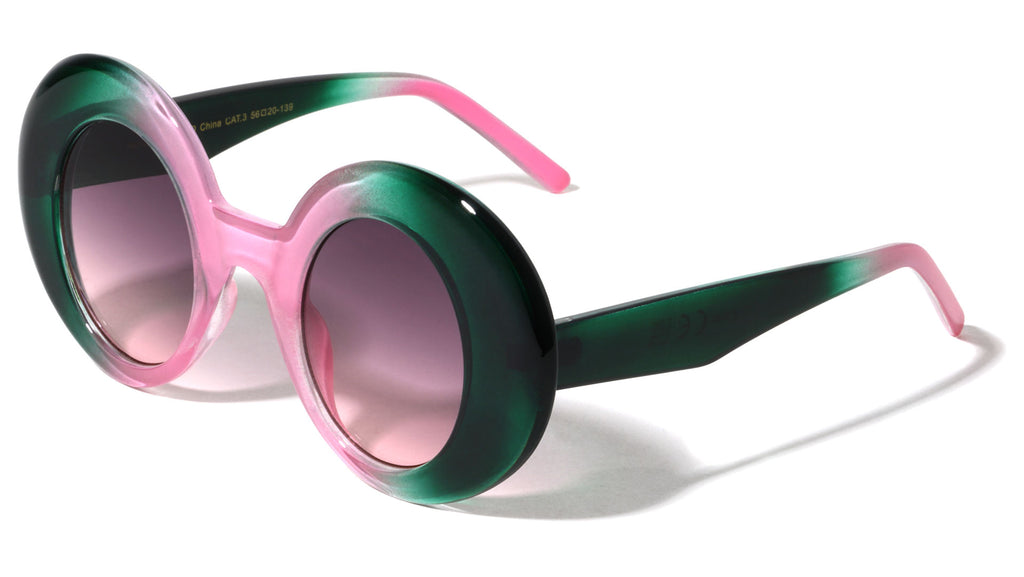 P1039 Fashion Vertical Oval Wholesale Sunglasses Frontier