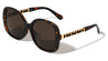 Chain Temple Color Line Fashion Butterfly Wholesale Sunglasses