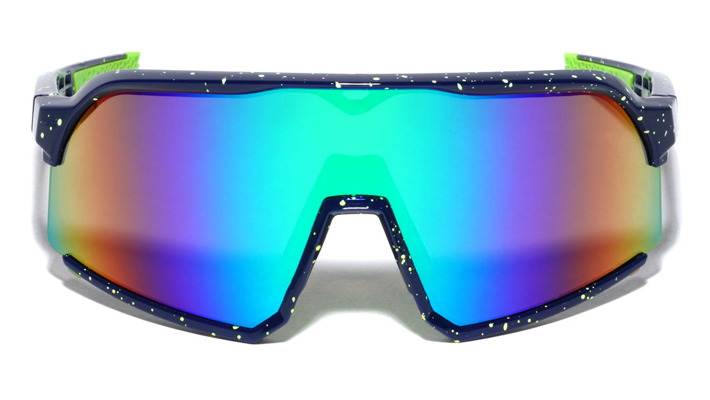 BP0212-CM Splatter Sports Wholesale Sunglasses - Frontier Fashion