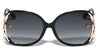 GLO Cut Out Butterfly Wholesale Sunglasses