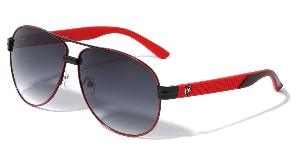 KN-M3935 KHAN Aviators Wholesale Sunglasses - Frontier Fashion, Inc