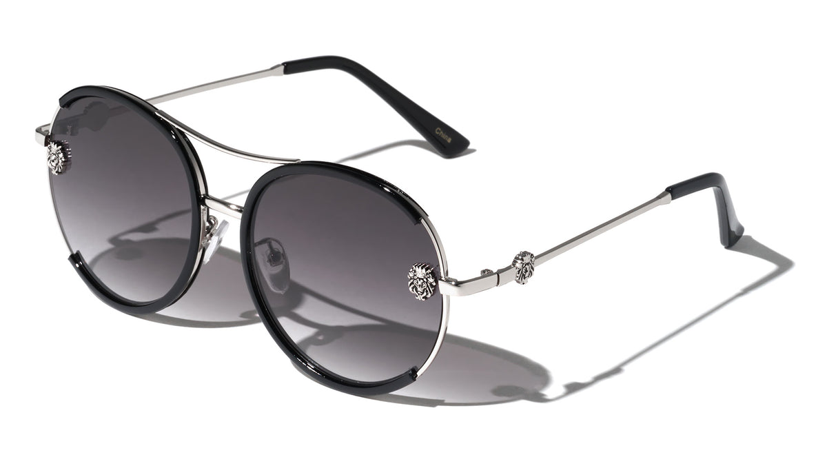 KLEO Round Aviators Wholesale Sunglasses