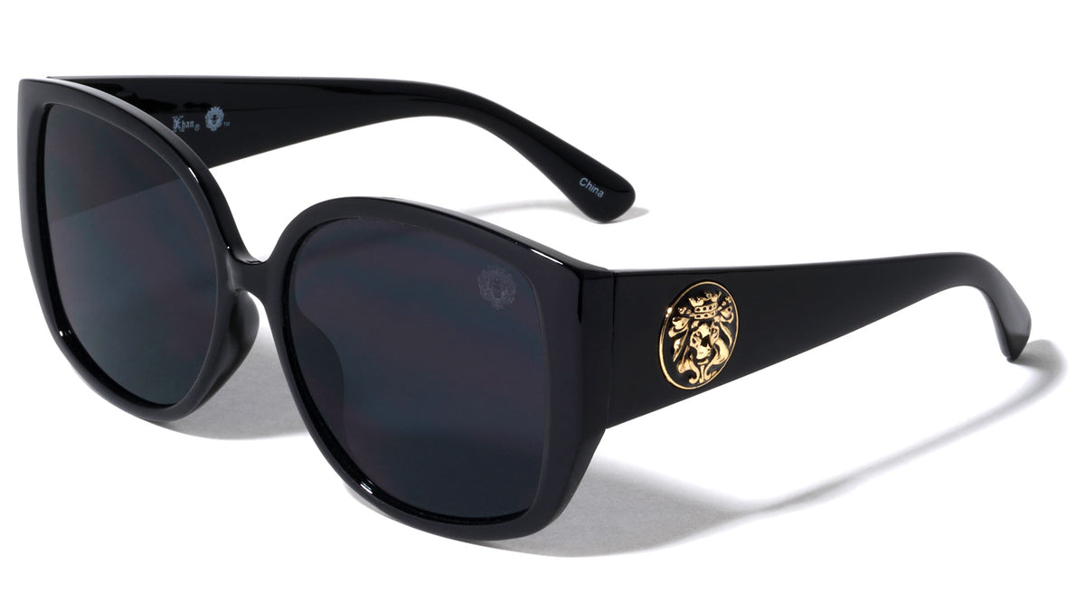 KLEO Side Coin Logo Retro Rounded Cat Eye Wholesale Sunglasses