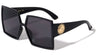 KLEO Squared Butterfly Taper Temple Wholesale Sunglasses