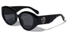 KLEO Thick Frame Arrow Temple Cat Eye Wholesale Sunglasses