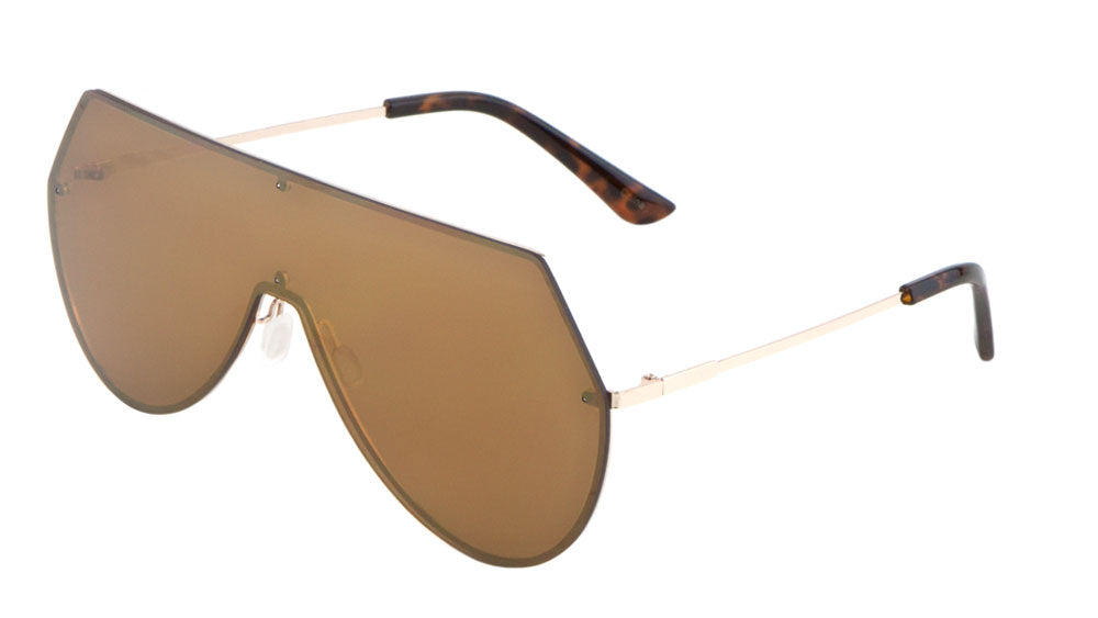 Rimless Solid One Piece Lens Wholesale Bulk Sunglasses Frontier Fashion Inc 3005