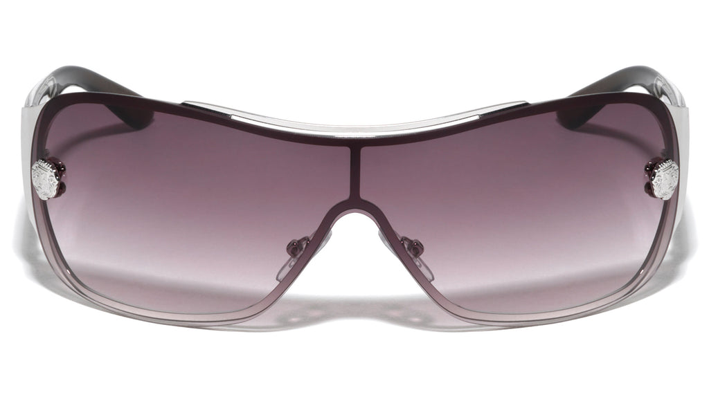 LH-P4077 KLEO Shield Rectangle Wholesale Sunglasses - Frontier