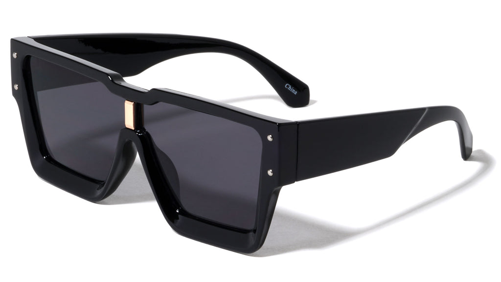 P30450 Thick Rim Retro Fashion Wholesale Sunglasses  display picture 2