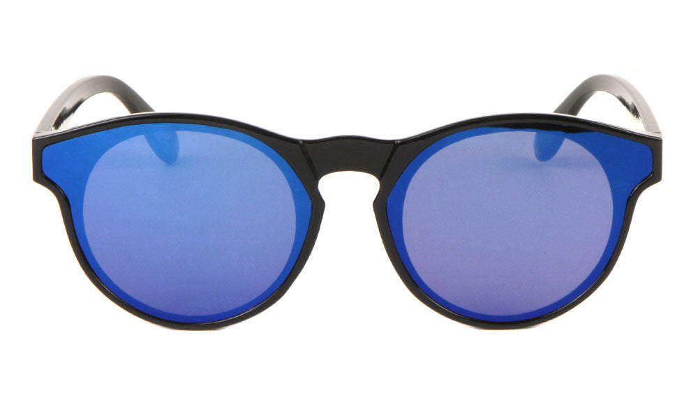 Keyhole Cat Eye Color Mirror Wholesale Sunglasses