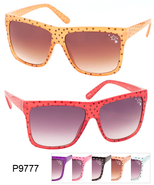 P9777 Star Pattern Classic Wholesale Sunglasses Frontier Fashion Inc 0562