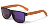 EKO Wood Polarized Color Mirror Classic Bulk Sunglasses