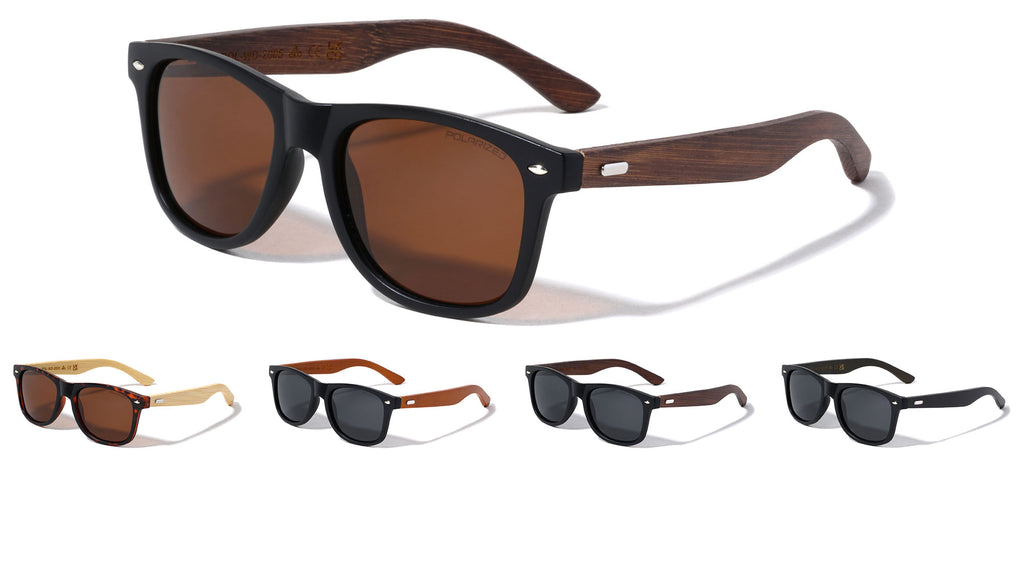 Wholesale Best-Selling Classic Retro Plastic Wood shops Grain Sunglasses