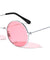 Color Lens Wide Bridge Retro Round Wholesale Sunglasses