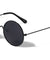 Super Dark Lens Wide Bridge Retro Round Wholesale Sunglasses