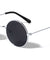 Super Dark Lens Wide Bridge Retro Round Wholesale Sunglasses