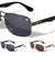 KHAN Squared Aviators Wholesale Sunglasses