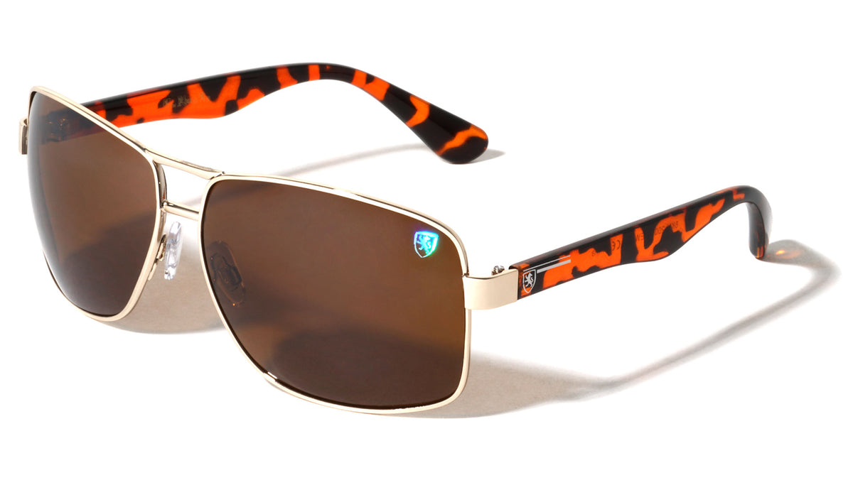 KHAN Squared Aviators Wholesale Sunglasses