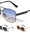 KHAN Art Deco Accent Modern Square Aviators Wholesale Sunglasses