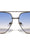 KHAN Art Deco Accent Modern Square Aviators Wholesale Sunglasses