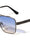 KHAN Art Deco Accent Modern Square Aviators Wholesale Sunglasses