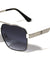 KHAN Art Deco Accent Modern Square Aviators Wholesale Sunglasses