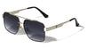 KHAN Art Deco Accent Modern Square Aviators Wholesale Sunglasses