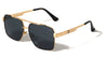 KHAN Art Deco Accent Modern Square Aviators Wholesale Sunglasses