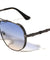 KHAN Art Deco Accent Frame Modern Tear Aviators Wholesale Sunglasses
