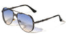 KHAN Art Deco Accent Frame Modern Tear Aviators Wholesale Sunglasses