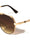 KHAN Art Deco Accent Frame Modern Tear Aviators Wholesale Sunglasses