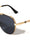 KHAN Art Deco Accent Frame Modern Tear Aviators Wholesale Sunglasses