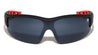 KHAN Semi-rimless One Piece Shield Lens Sports Wholesale Sunglasses