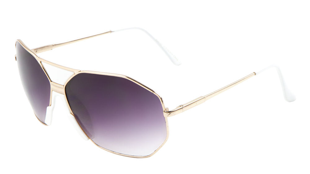 Octagon Aviators Wholesale Bulk Sunglasses