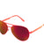 Neon Color Frame Color Mirror Lens Bulk Aviators