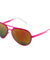Neon Color Frame Color Mirror Lens Bulk Aviators