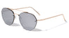 Rimless Color Mirror Aviators Wholesale Bulk Sunglasses