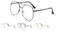 Angled Clear Lens Aviators Wholesale Bulk Glasses