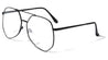Angled Clear Lens Aviators Wholesale Bulk Glasses