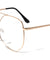 Angled Clear Lens Aviators Wholesale Bulk Glasses