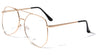 Angled Clear Lens Aviators Wholesale Bulk Glasses