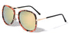 Aviators Flower Pattern Color Mirror Wholesale Sunglasses