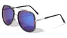 Aviators Flower Pattern Color Mirror Wholesale Sunglasses