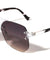 Rimless Oceanic Color Aviators Wholesale Bulk Sunglasses