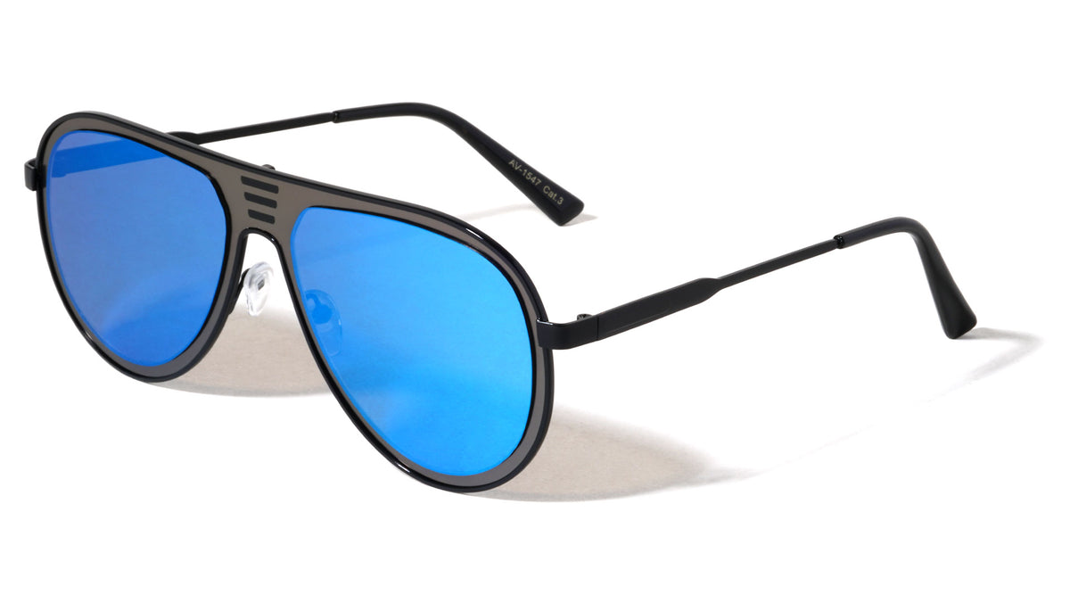 Aviators 3 Bar Fashion Wholesale Sunglasses