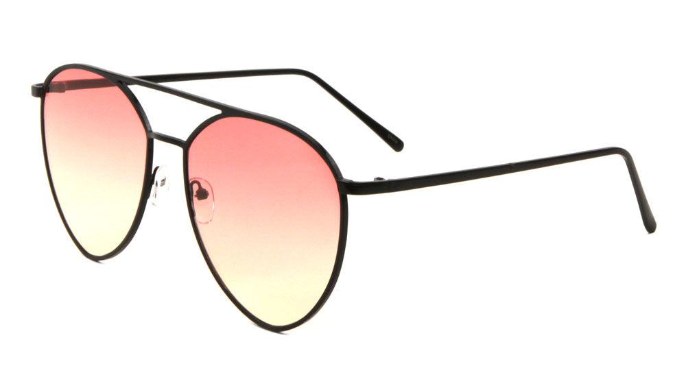 Diamond Oceanic Color Aviators Wholesale Bulk Sunglasses