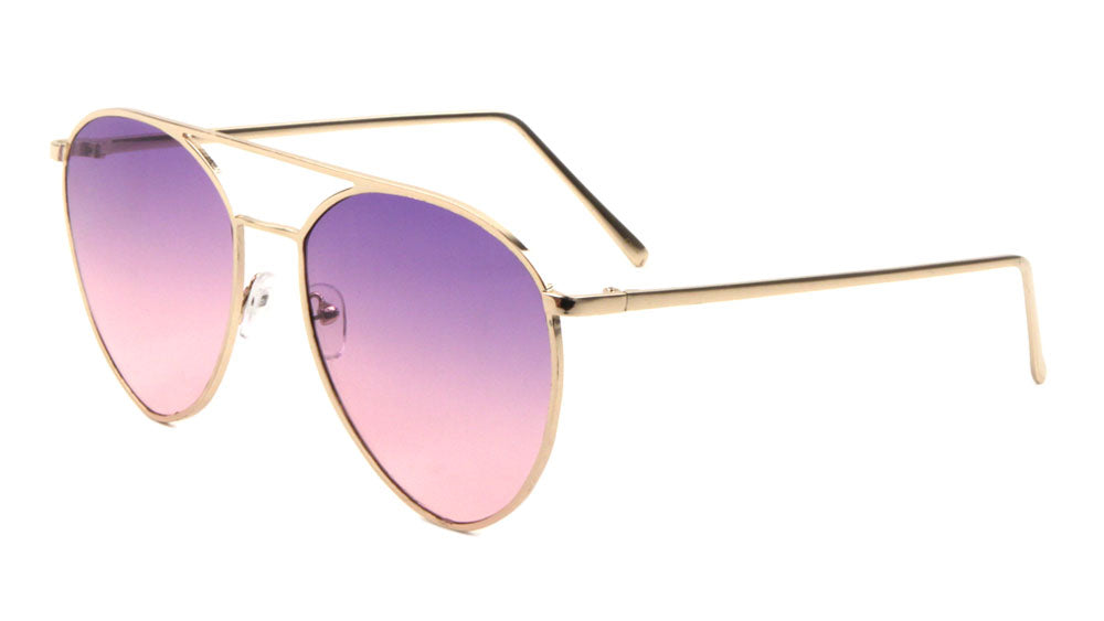 Diamond Oceanic Color Aviators Wholesale Bulk Sunglasses