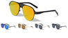 Thin Aviators Front Grille Fashion Sunglasses Wholesale